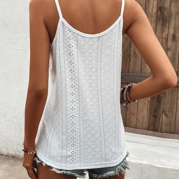 White Plus size Cami. - Picture 3 of 6